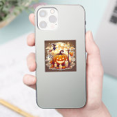 Halloween Decal - Pumpkin, Hexe, Geist und Vollmon Aufkleber (Telefon)