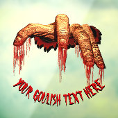 Halloween Decals Custom Gory Zombie Window Decal Fensteraufkleber (Blatt 3)