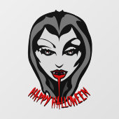 Halloween Decals Personalisiert Vampire Window Dec Fensteraufkleber (Blatt)