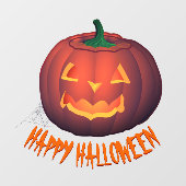 Halloween Decals Personalisierter Kürbisfenster-De Fensteraufkleber (Blatt)