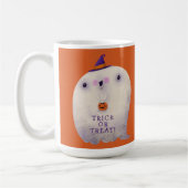 Halloween Decke Trick oder Treat Niedlich Spooky G Kaffeetasse (Links)
