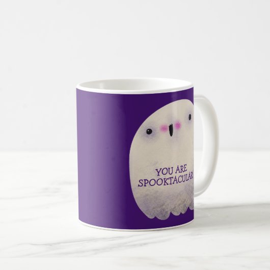 Halloween Decke Trick oder Treat Niedlich Spooky G Kaffeetasse (VorderseiteRechts)