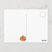 Halloween Decke Trick oder Treat Niedlich Spooky G Postkarte (Rückseite)