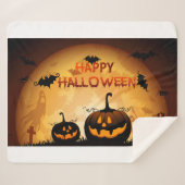 Halloween-Decken Sherpadecke (Vorderseite (Horizontal))