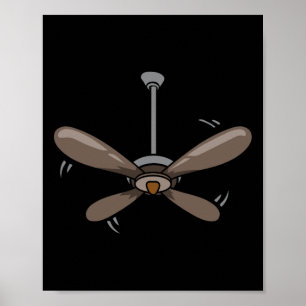 Halloween Deckenventilator Kostüm Funny Lazy Letzt Poster