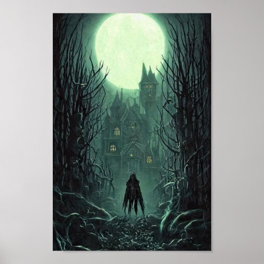 Halloween Decor Poster Creepy Ghoul (Vorne)
