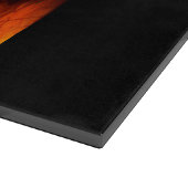 Halloween Decorating Glass Cutting Board/Skull Schneidebrett (Ecke)