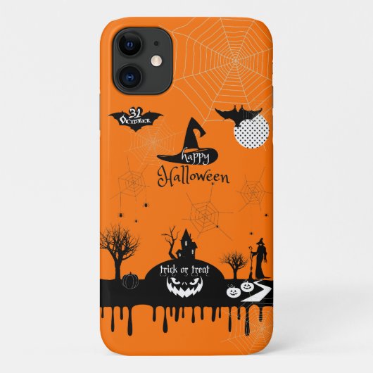 Halloween Decoration Leckerei oder Trick Monster Case-Mate iPhone Hülle (Rückseite)