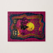 Halloween Decoration Leckerei oder Trick Monster Puzzle (Horizontal)