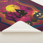 Halloween Decoration Leckerei oder Trick Monster Sherpadecke (3/4)