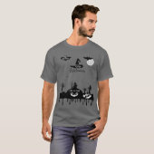 Halloween Decoration Leckerei oder Trick Monster T-Shirt (Vorne ganz)
