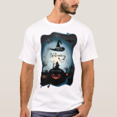 Halloween Decoration Leckerei oder Trick Monster T-Shirt (Vorderseite)