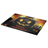 Halloween Decorative Glass Cutting Board/Pumpkins Schneidebrett (Ecke)