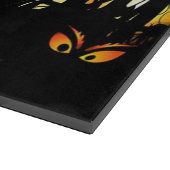 Halloween Decorative Glass Cutting Board/Pumpkins Schneidebrett (Ecke)