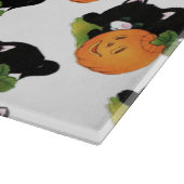 Halloween Decorative Glass Cutting Board/Pumpkins Schneidebrett (Ecke)