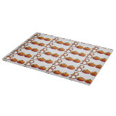 Halloween Decorative Glass Cutting Board/Pumpkins Schneidebrett (Ecke)