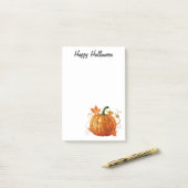 Halloween Decorative Pumpkin Post-it Klebezettel (Auf Schreibtisch)