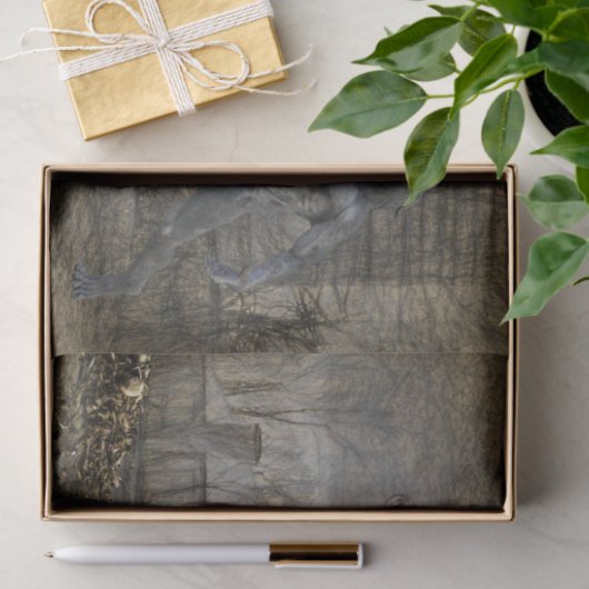 Halloween Decoupage Werewolf Skeleton Seidenpapier (Geschenk)