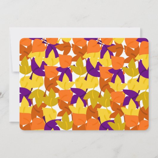 Halloween-Dekor Einladung (Rückseite)