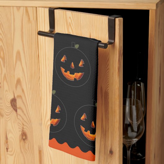 Halloween-Dekor Küchentuch (Drittel gefaltet)