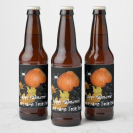 Halloween-Dekoration Bierflaschenetikett