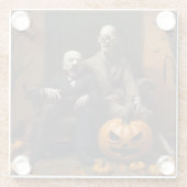 Halloween-Dekoration Glasuntersetzer (Rückseite)
