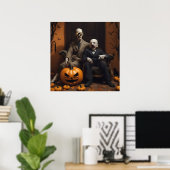 Halloween-Dekoration Poster (Heimbüro)