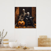 Halloween-Dekoration Poster (Küche)