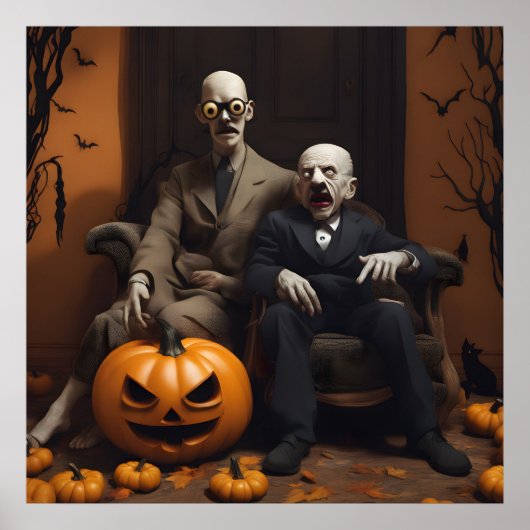 Halloween-Dekoration Poster (Vorne)