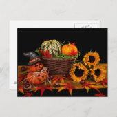 Halloween-Dekorationskarten Postkarte (Vorne/Hinten)