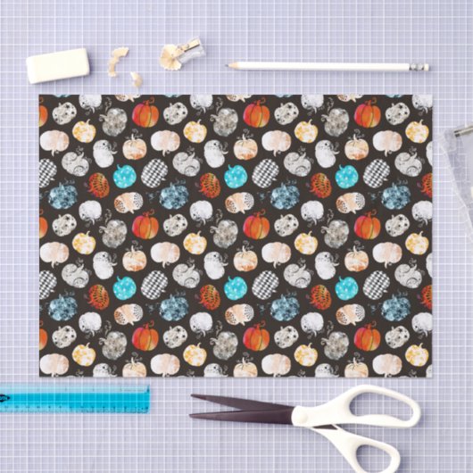 Halloween-Dekorationskürtelmuster Seidenpapier (Handwerk)