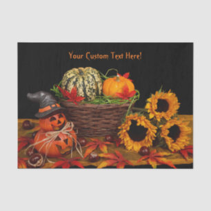 Halloween Dekorationstafel Seidenpapier