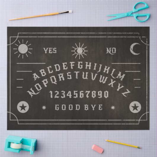 Halloween-Dekoupage des Spirit Board Seidenpapier (Basteln)