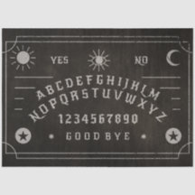 Halloween-Dekoupage des Spirit Board