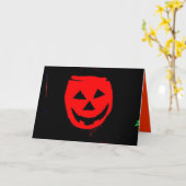 Halloween Delight, lass uns tanzen! Karte (Gelbe Blume)