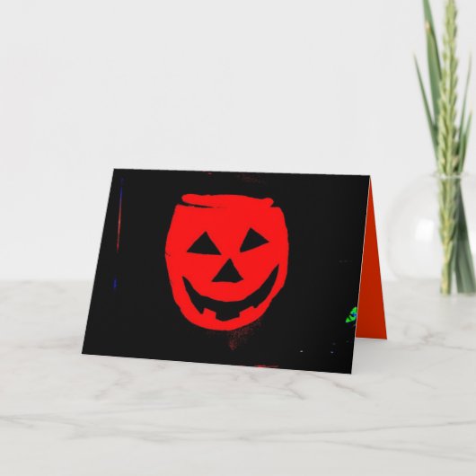 Halloween Delight, lass uns tanzen! Karte (Vorderseite)