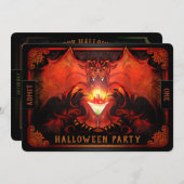 Halloween-Delight-Party Einladung (Vorne/Hinten)