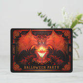 Halloween-Delight-Party Einladung (Stehend Vorderseite)