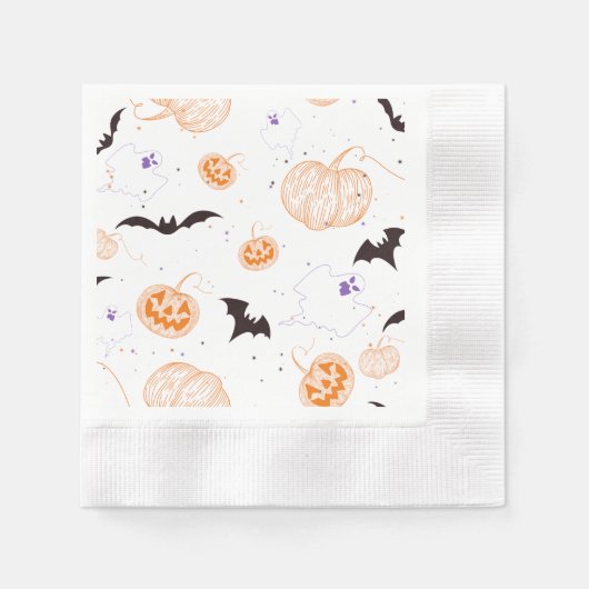 Halloween Delights Serviette (Vorderseite)