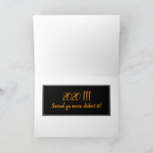 Halloween - Denken Sie daran, wann Karte (Innenseite)