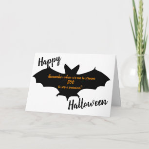 Halloween - Denken Sie daran, wann Karte