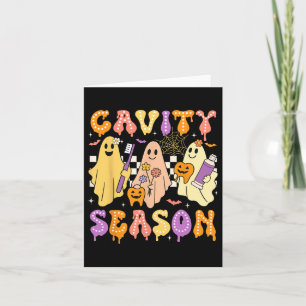 Halloween Dentist Cavity Season Dental Women Men Karte