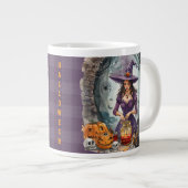 Halloween, Der Hexen-Mitternachts-Trunk Jumbo-Tasse (Vorderseite Rechts)
