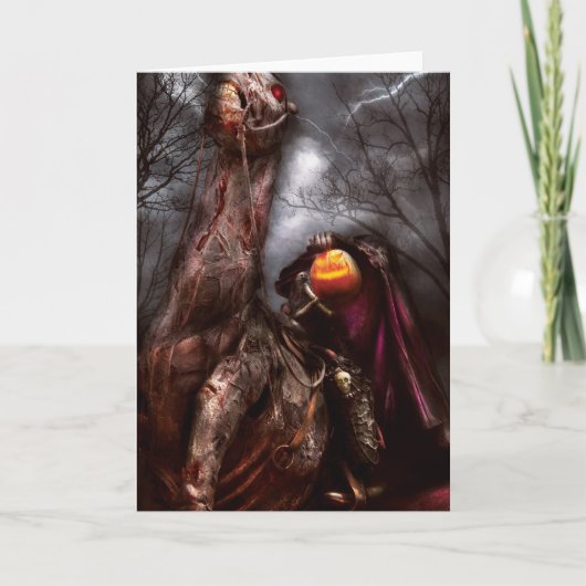 Halloween - der kopflose Reiter Karte (Vorderseite)