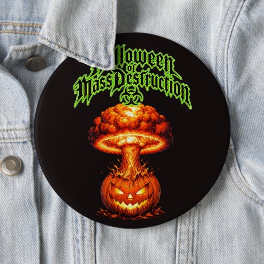 Halloween der Massenvernichtung Nuclear Jack-o'-La Button (Beispiel)