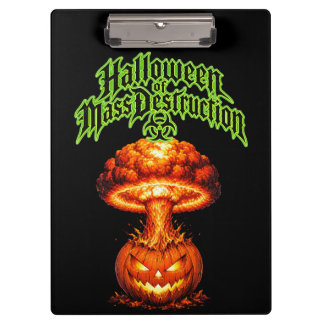 Halloween der Massenvernichtung Nuclear Jack-o'-La Klemmbrett