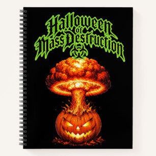 Halloween der Massenvernichtung Nuclear Jack-o'-La Notizblock