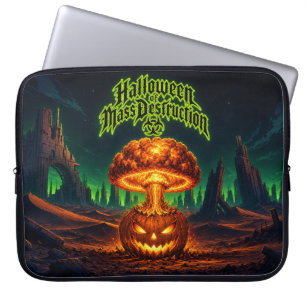 Halloween der Massenvernichtung Radioaktiver Kürbi Laptopschutzhülle