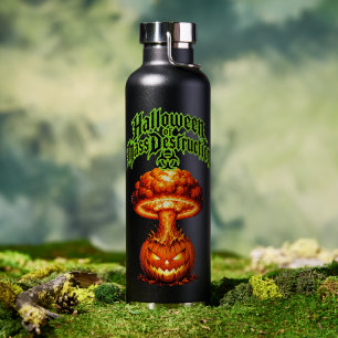 Halloween der Massenvernichtung Toxischer Kürbis Trinkflasche