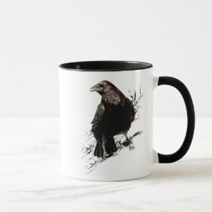 Halloween, Der Rabe, Schwarzer Vogel Goth Tasse